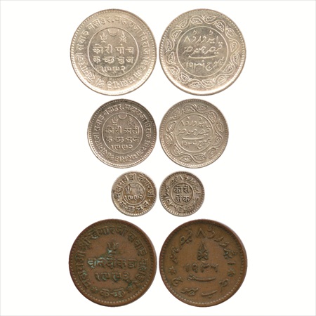 Kutch (4), Khengarji III (1876-1942 AD), in the name of Edward VIII, Silver (3), 5 Kori, V