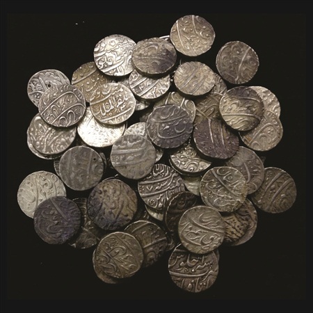 Farukhsiyar, Silver Rupee (58). Various mints, types and dates. (58 Coins)