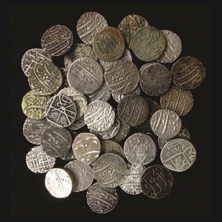 Afganistan, Durrani Kingdom, Silver Rupee (93), in the name of Ahmad Shah, Ata Muhammad Kh