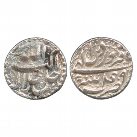 Akbar (1556-1605 AD), Silver Rupee, Patna Mint, Farwardin 49, (KM 93.14). Cleaned, Very Fi