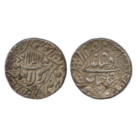 Shah Jahan (1628-1658 AD), Silver Rupee, Surat Mint, AH 1057/RY 21, (KM 230.3). Very Fine+