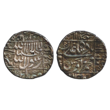 Murad Bakhsh (1658 AD), Silver Rupee, Surat Mint, AH 1028 instead of 1068/ RY Ahd, (KM 272