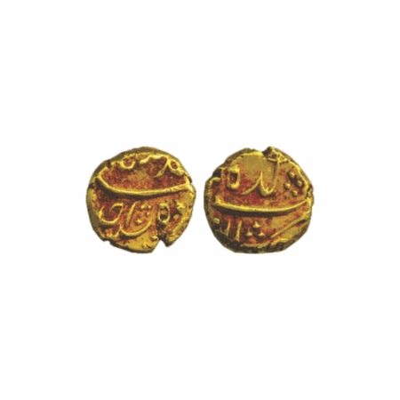 Muhammad Shah (1719-1748 AD), Gold Pagoda, 3.35g. Imtiyazgarh Mint, (KM E440.1). Very Fine