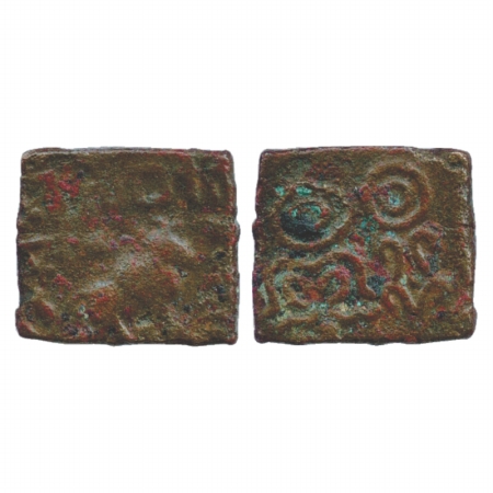 Pre-Satavahana Dynastic coinage of Western Vidarbha, Copper Coin of King Sebaka, (c. 150-1