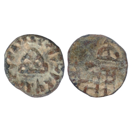 Ananda Chiefs of Karnataka, Lead Unit of Sivalananda (c. 250-300 AD), 3.10g. Five-arched h
