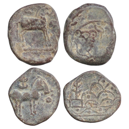Hiranyaka Dynasty of South-Central Karnataka/Andhra Pradesh Region, Uninscribed 'horse' ty