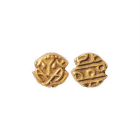 Kingdom of Mysore, Gold Fanam of Kanthirava Narasa Raya (1638-1662 AD), MCSI-I 910-911, 0.