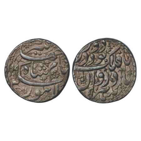 Jahangir (1605-1627 AD), Silver Rupee Sawai (25% Heavy Weight), 14.22g. Lahore Mint, 'Ta F