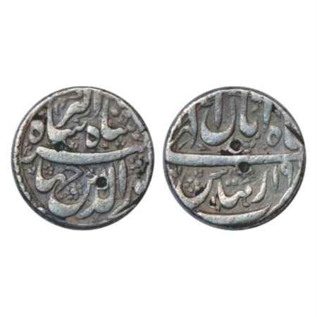 Jahangir (1605-1627 AD), Silver Rupee, Rohtas Mint, Aban 19, KM 145.14. Very Fine, Very Ra