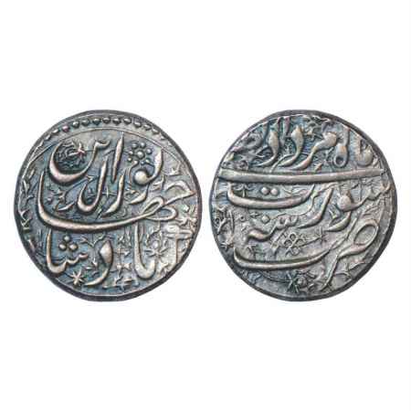 Jahangir (1605-1627 AD), Silver Rupee, Surat Mint, Amardad 15, KM 145.15. Extremely Fine, 