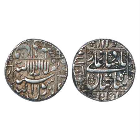 Shah Jahan (1628-1658 AD), Silver Rupee, Aurangabad Mint, RY 12, KM 235.6. Very Fine+, Ver