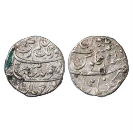 Aurangzeb (1658-1707 AD), Silver Rupee, Tirchanapali Mint, AH 1106/RY 39, 11.39g, KM 300.1