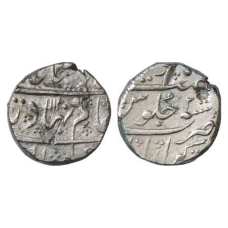 Shah Alam Bahadur (1707-1712 AD), Silver Rupee, Kararabad Mint, AH 1120/RY 2, 11.16g. Scra