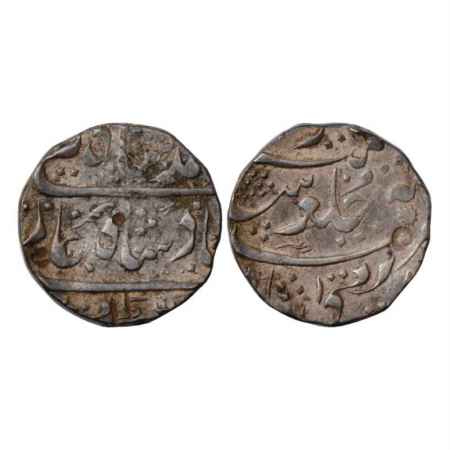 Muhammad Shah (1719-1748 AD), Silver Rupee, Murtazabad Mint, without AH/RY, 11.19g. Very F