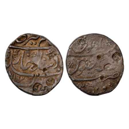 Alamgir II (1754-1759 AD), Silver Rupee, Qandhar (Deccan) Mint, AH 1162/RY 3 (Issued under