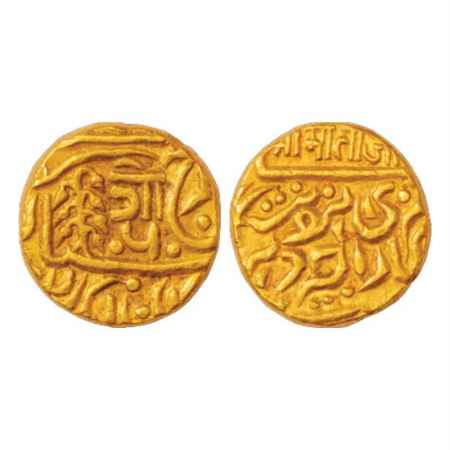 Jodhpur, Hanwat Singh (1947-1949 AD), Gold Mohur, 11g. Jodhpur Mint, VS 2004, in the name 