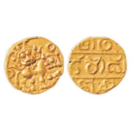 Hoysalas of Dorasamudra, Gold Gadyana of Vishnuwardhana Bittiga (1106-1152 AD), not in MCS
