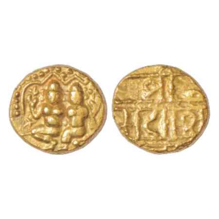 Nayakas of Ikkeri (Bednur/Keladi), Gold Pagoda of Sadashiva Nayaka (1543-1570 AD), 3.28g. 