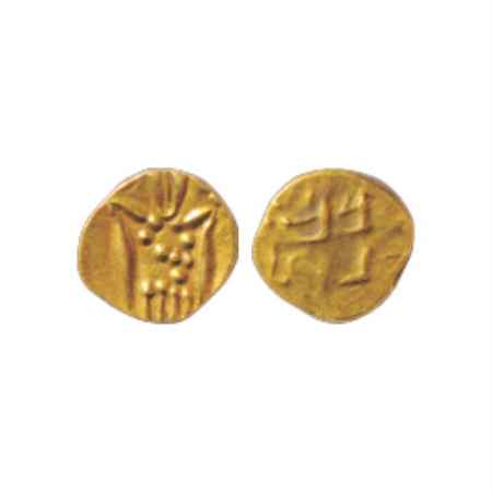 Nayakas of Gingee, Gold Fanam in the name of Sriranga Raya II of Vijayanagar (1550-1650 AD