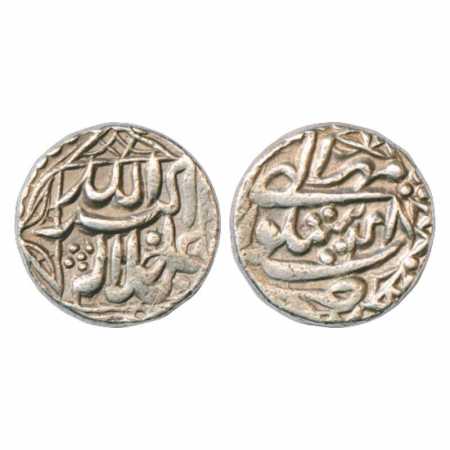 Akbar (1556-1605 AD), Silver Rupee, Sitpur Mint, Mihr 48, KM 93.18. Very Fine, Scarce.
