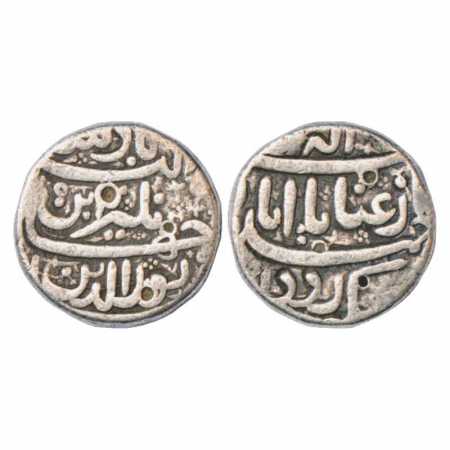 Jahangir (1605-1627 AD), Silver Heavy Rupee (20% Heavy Weight), 13.66g. Ahmadabad Mint, 'I