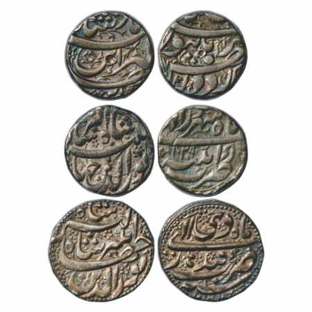 Jahangir (1605-1627 AD), Silver Rupee (3), Burhanpur Mint, 'Din Panah' Couplet, Patna Mint