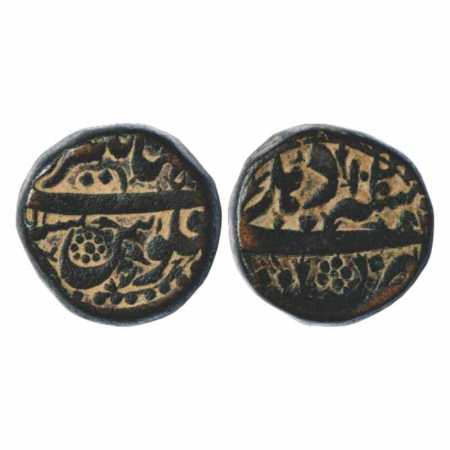 Jahangir (1605-1627 AD), Copper Dam, 20.42g. Delhi Mint, AH 1025/RY 11, Liddle Jahangir C9