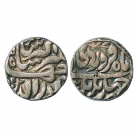 Jahangir (1605-1627 AD), Silver Rupee, Jahangirnagar Mint, Farwardin, KM 145.7. Very Fine,