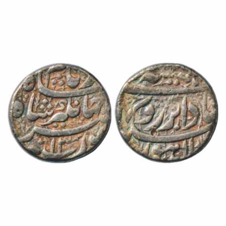 Jahangir (1605-1627 AD), Silver Rupee, Lahore Mint, 'Hamisha' Couplet, AH xx27/RY 13, KM 1