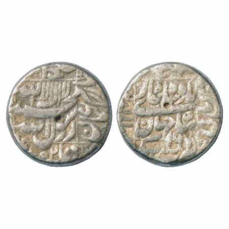 Shah Jahan (1628-1658 AD), Silver Rupee, Bhakkar Mint, AH 1052/RY 16, KM 235.7. Very Fine,