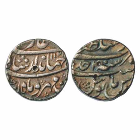 Jahandar Shah (1712-1713 AD), Silver Rupee, Dar-us-Sultanat Lahore Mint, AH 112x/RY Ahd, K