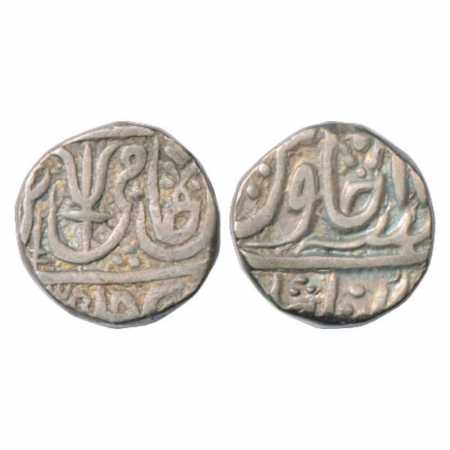 Maratha Confederacy, Silver Rupee, Kunch Kunar Jalun Mint, in the name of Shah Alam II, AH