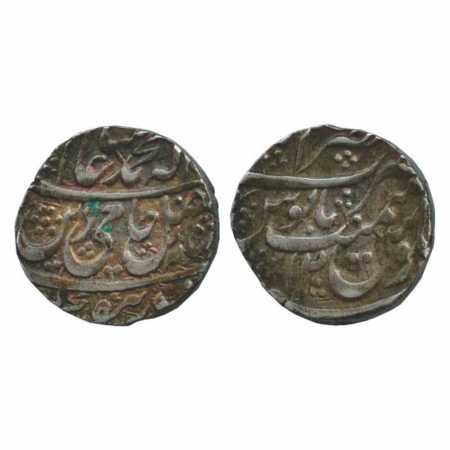 Rohilla Chieftaincies, Silver Rupee, Nasrullanagar Mint, in the name of Shah Alam II, RY 1