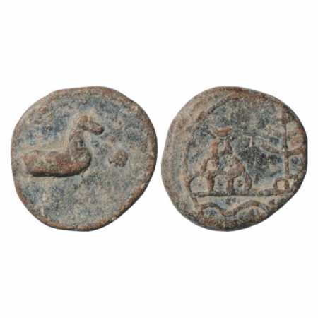 Hiranyaka Dynasty of South-Central Karnataka/Andhra Pradesh Region, Uninscribed 'Horse' ty