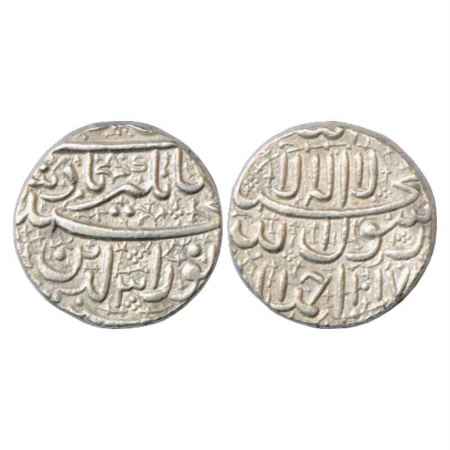 Jahangir (1605-1627 AD), Silver Heavy Rupee (20% Heavy Weight), 13.65g. Ahmadabad Mint, AH