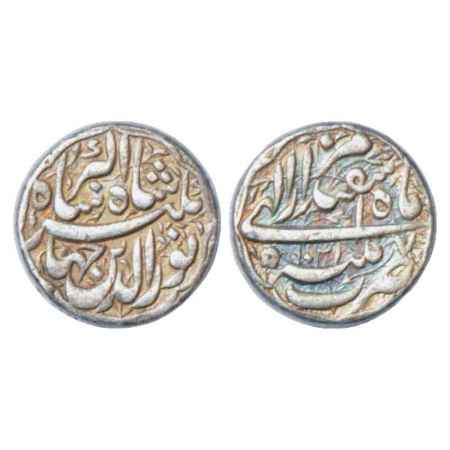 Jahangir (1605-1627 AD), Silver Rupee, Patna Mint, Isfandarmuz, AH 1021/RY 7, KM 145.12. V