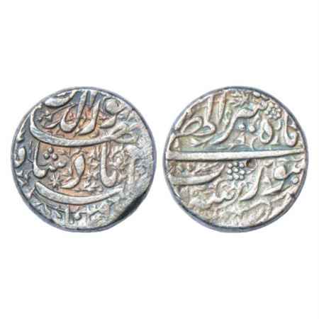 Jahangir (1605-1627 AD), Silver Rupee, Surat Mint, Tir, AH 1029/RY 15, KM 145.15. Very Fin