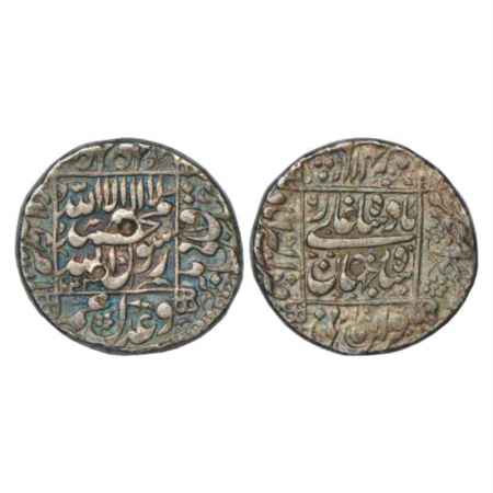 Shah Jahan (1628-1658 AD), Silver Rupee, Akbarabad Mint, AH 1043/RY 6, KM 235.3. Well cent