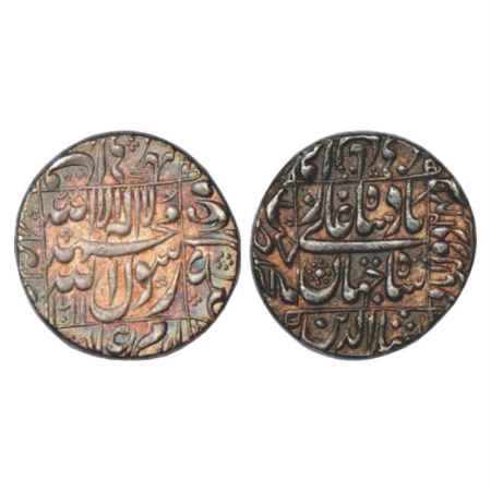 Shah Jahan (1628-1658 AD), Silver Rupee, Daultabad Mint, AH 1061/RY 24, KM 235.10. Nice To