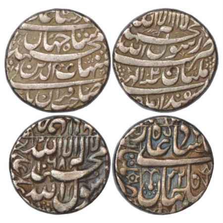 Shah Jahan (1628-1658 AD), Silver Rupee (2), Multan Mint, Isfandarmuz, AH xx39/RY 2, KM 22