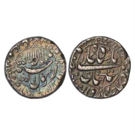 Shah Jahan (1628-1658 AD), Silver Rupee, Qandhar Mint, AH 1048/RY 12, KM 228.3. Very Fine,