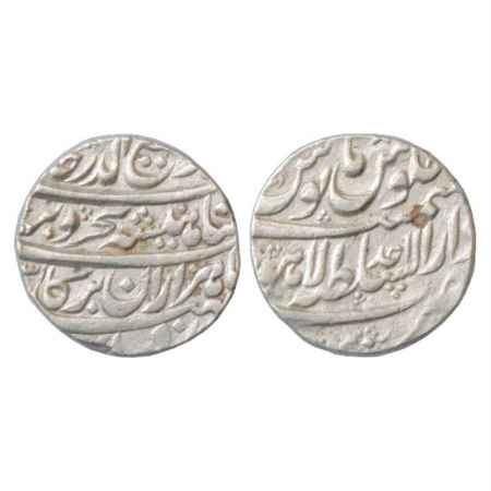 Rafi-ud-Darjat (1719 AD), Silver Rupee, Dar us-Sultant Lahore Mint, AH xx31/RY Ahd, KM 405
