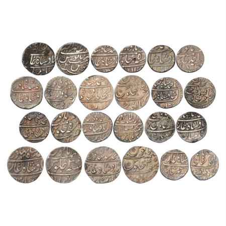 Ahmad Shah Bahadur (1748-1754 AD), Silver Rupee (12), Dar ul-Khair Ajmer Mint, RY 3, Allah