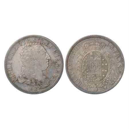Italian State-Naples & Sicily, Ferdinando IV, Silver 120 Grana, 1816, 27.40g. Obv: Portrai