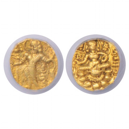 Gupta Empire, Chandra Gupta II (375-415AD), Gold Dinar of 'Archer' type, Altekar Class II,