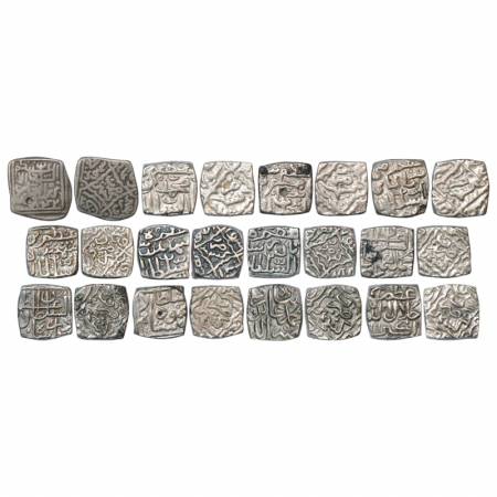 Sultans of Kashmir, Silver Sansu (12), Kashmir Mint, Zain al-Abidin, AH 842, G&G K9, Muham