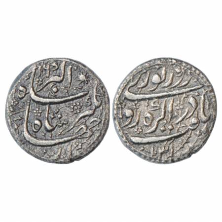 Jahangir (1605-1627 AD), Silver Rupee, Agra Mint, 'Yaft' Couplet, AH 1031/RY 16, KM 149.1.