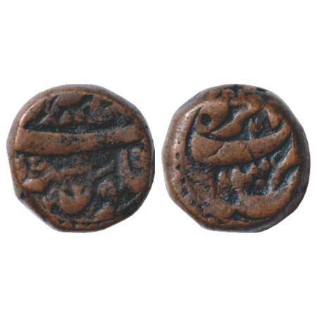 Jahangir (1605-1627 AD), Copper Dam, 'Jahangiri' type, 20.35g. Agra Mint, AH1030/RY 15, KM