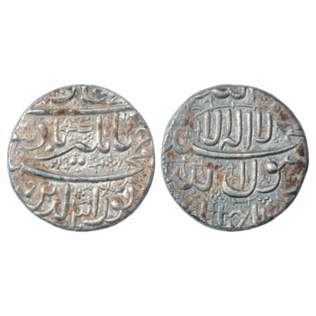 Jahangir (1605-1627 AD), Silver Heavy Rupee, (20% Heavy Weight), 13.64g. Ahmadabad Mint, A