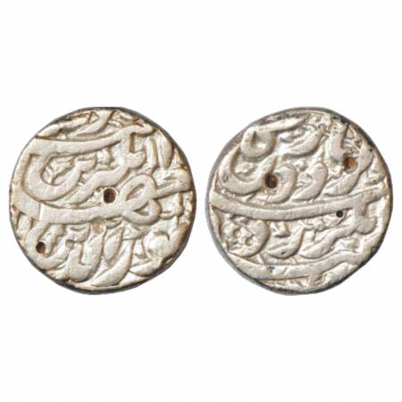 Jahangir (1605-1627 AD), Silver Rupee, Akbarnagar Mint, 'Gardun' Couplet, KM 149.7. Very F